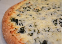 Ronny's spinach pizza