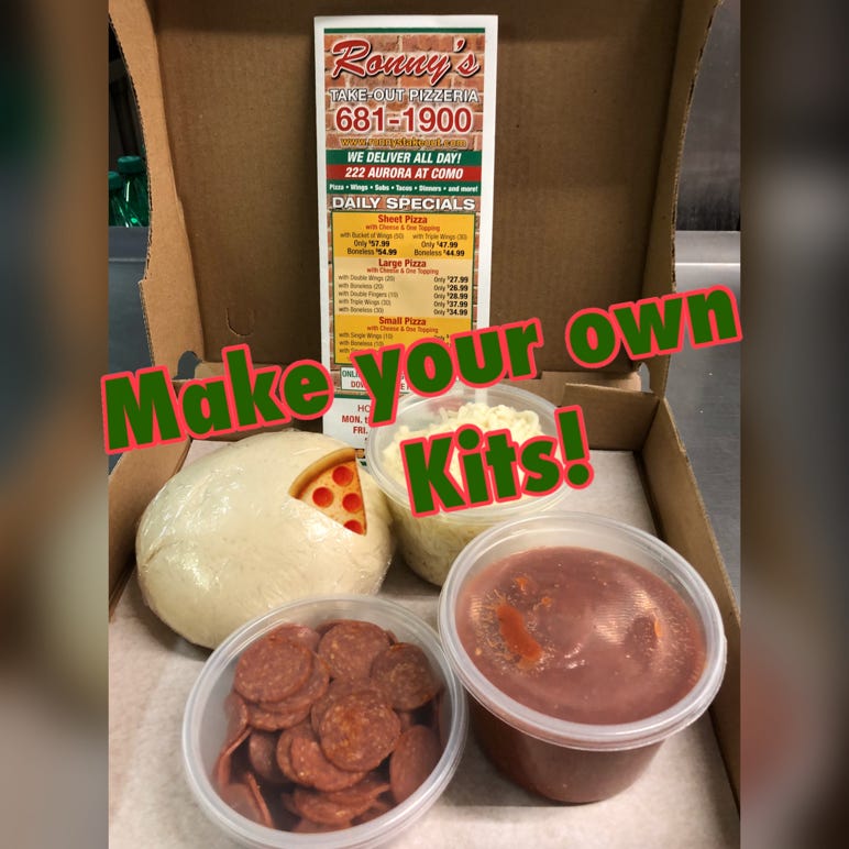 Make Your Own Pizza Kits Available